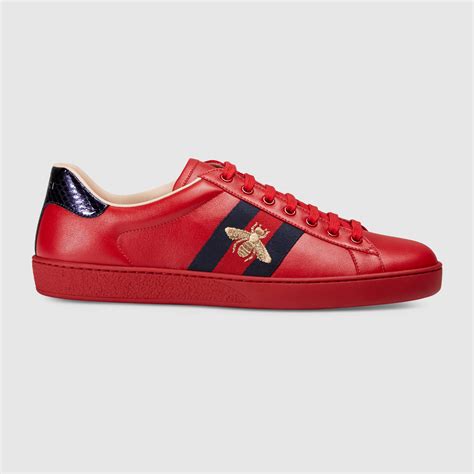 red gucci shoes with skulls|red gucci shoes women.